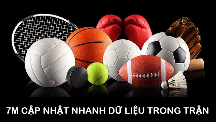 Dữ liệu trong trận được cập nhật liên tục tại 7MCN